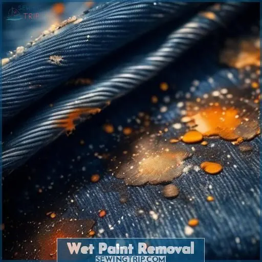 Wet Paint Removal