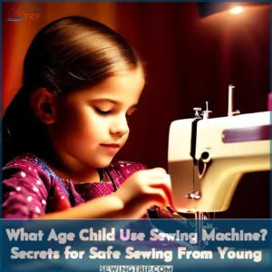 what age child use sewing machine