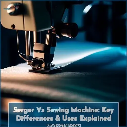 what does a serger do that a sewing machine cannot