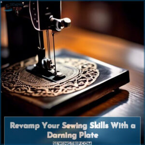 what is a darning plate on a sewing machine