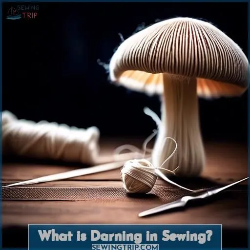 what is darning in sewing