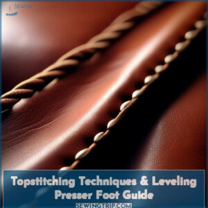 what is topstitching
