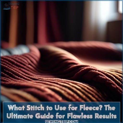 what stitch to use for fleece what stitch to use for fleece