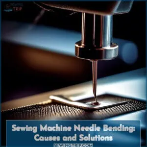 why sewing machine needle bend