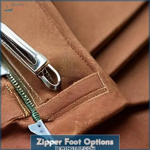Zipper Foot Options