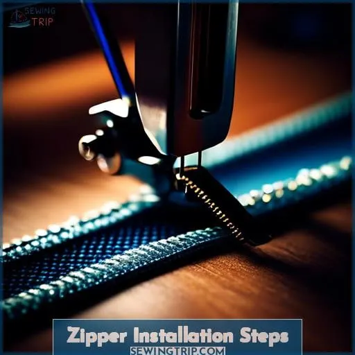 Zipper Installation Steps