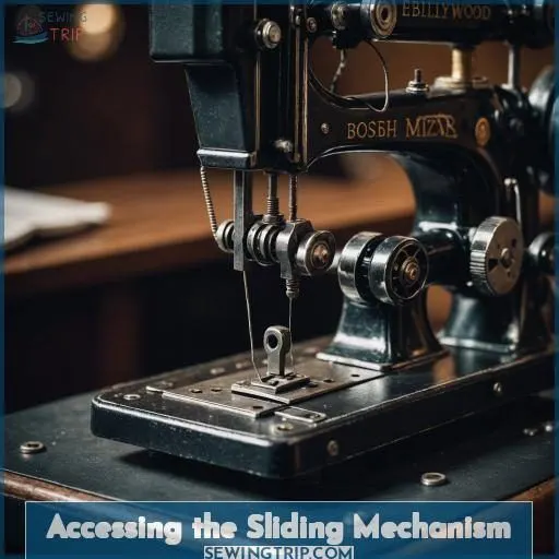 Accessing the Sliding Mechanism