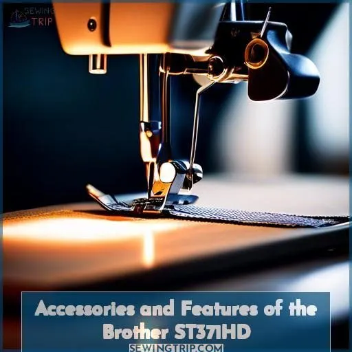 Accessories and Features of the Brother ST371HD
