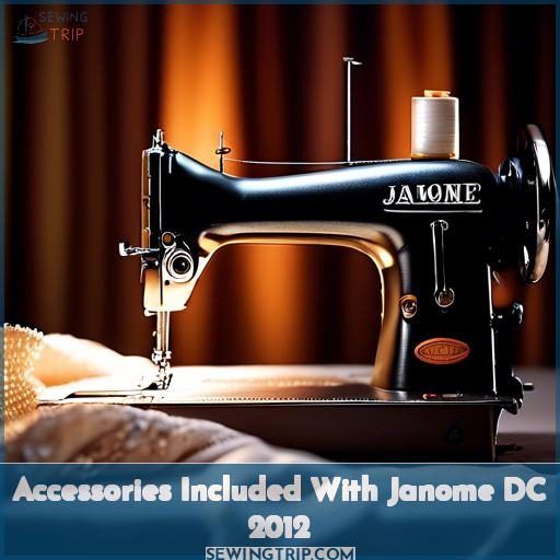 Accessories Included With Janome DC 2012