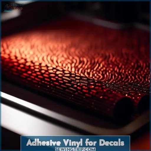 Adhesive Vinyl for Decals