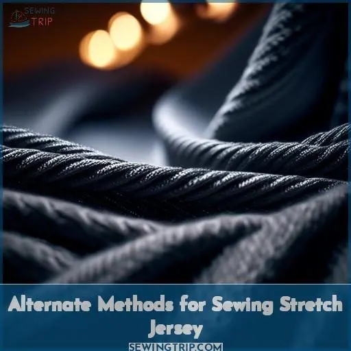 Alternate Methods for Sewing Stretch Jersey