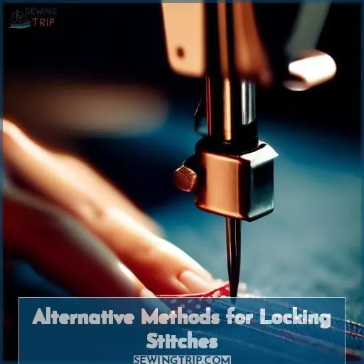 Alternative Methods for Locking Stitches
