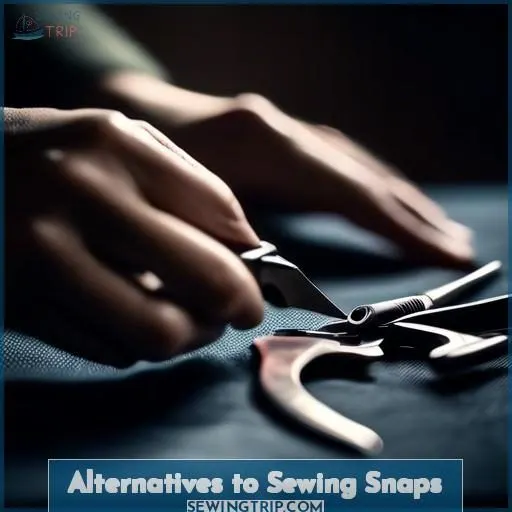 Alternatives to Sewing Snaps