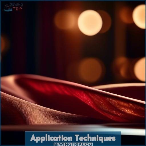 Application Techniques Application Techniques