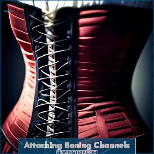 Attaching Boning Channels