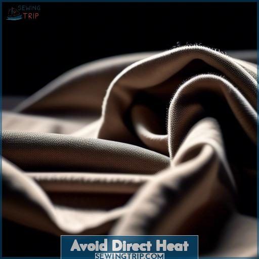 Avoid Direct Heat