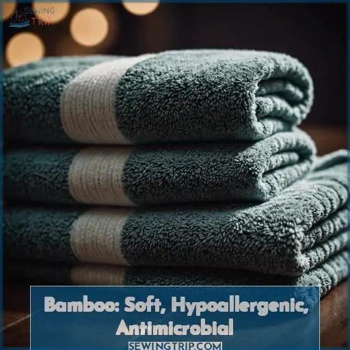Bamboo: Soft, Hypoallergenic, Antimicrobial
