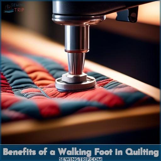 Benefits of a Walking Foot in Quilting Benefits of a Walking Foot in Quilting