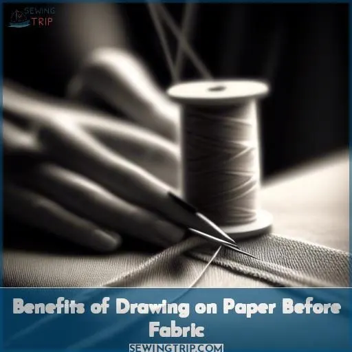 Benefits of Drawing on Paper Before Fabric