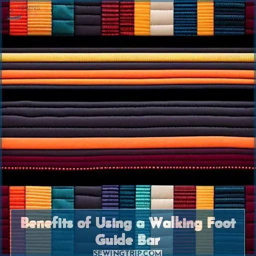 Benefits of Using a Walking Foot Guide Bar