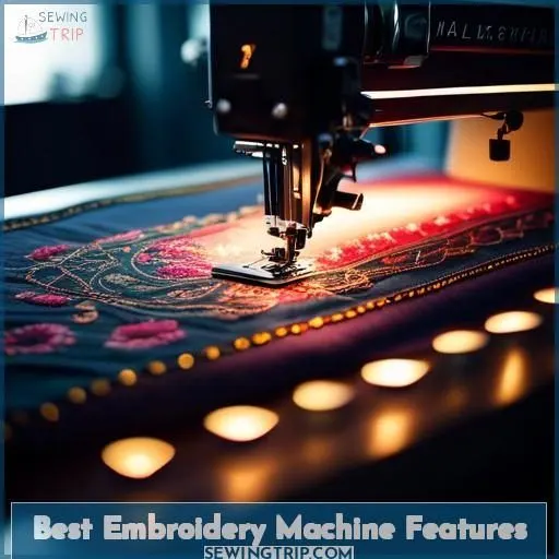 Best Embroidery Machine Features