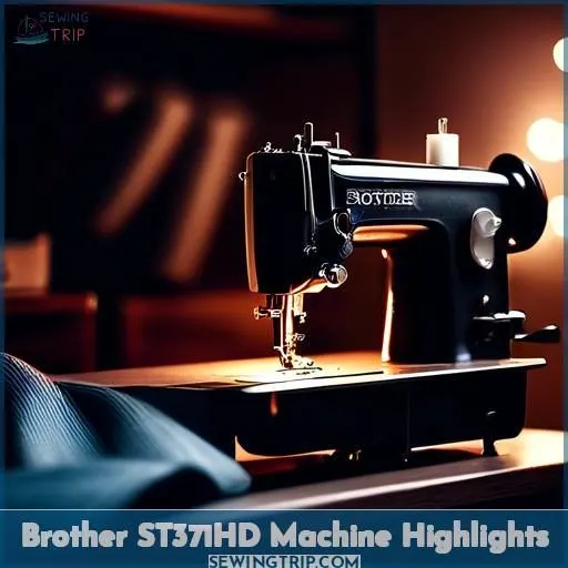 Brother ST371HD Machine Highlights