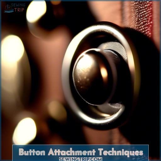 Button Attachment Techniques