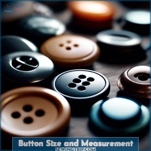 Button Size and Measurement