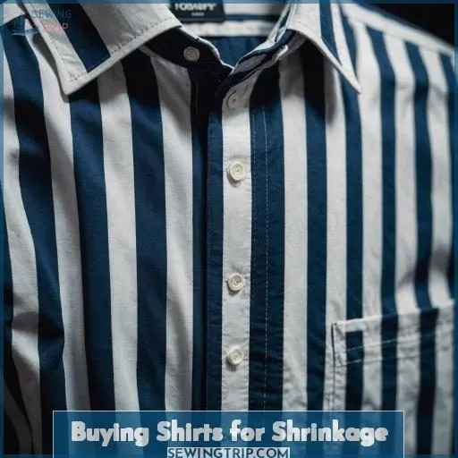 Buying Shirts for Shrinkage