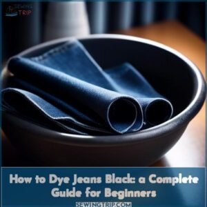 can you dye denim black how to