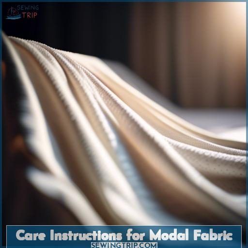 Care Instructions for Modal Fabric