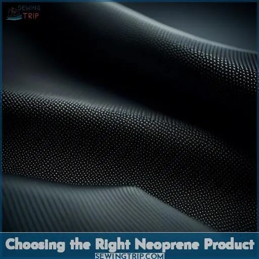 Choosing the Right Neoprene Product