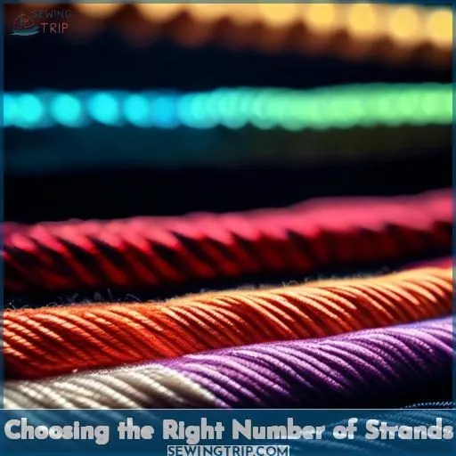 Choosing the Right Number of Strands