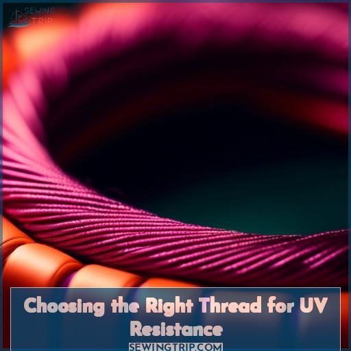 Choosing the Right Thread for UV Resistance