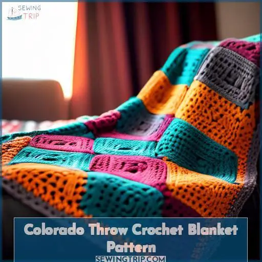 Colorado Throw Crochet Blanket Pattern