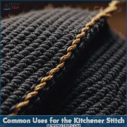 Common Uses for the Kitchener Stitch
