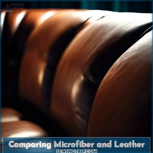 Comparing Microfiber and Leather