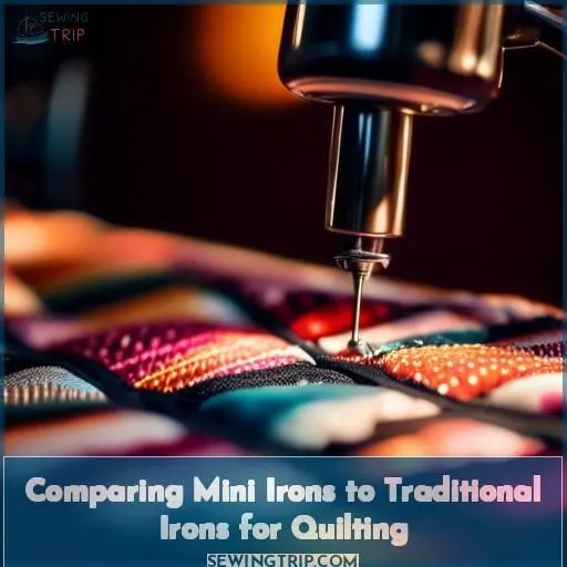 Comparing Mini Irons to Traditional Irons for Quilting