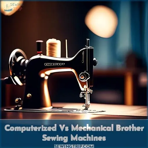 Computerized Vs Mechanical Brother Sewing Machines