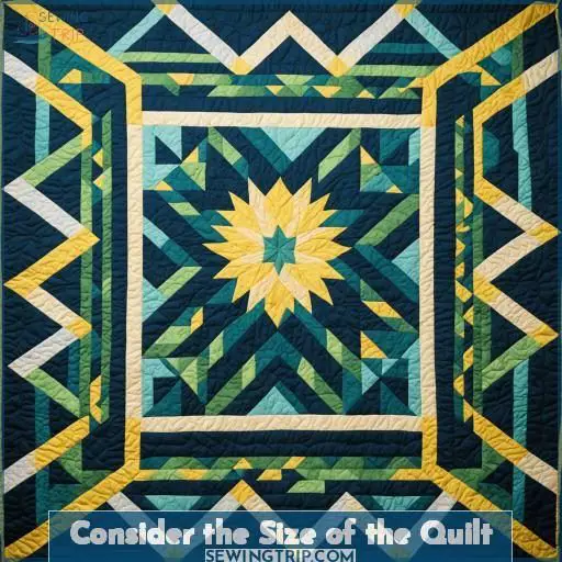 Consider the Size of the Quilt