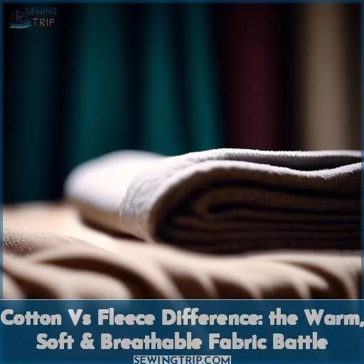 cotton vs fleece difference