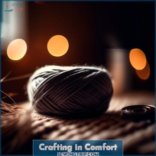 Crafting in Comfort