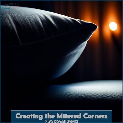 Creating the Mitered Corners