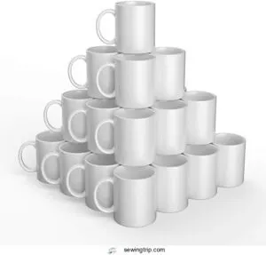 Cricut Blank Mug, Ceramic-Coated, Dishwasher