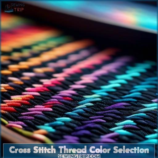 Cross Stitch Thread Color Selection