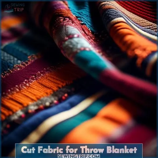 Cut Fabric for Throw Blanket