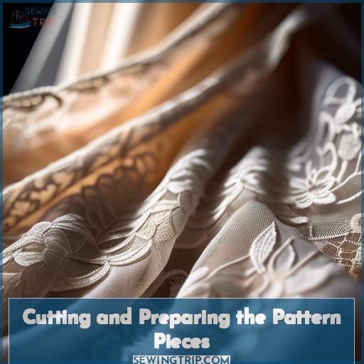 Cutting and Preparing the Pattern Pieces Cutting and Preparing the Pattern Pieces