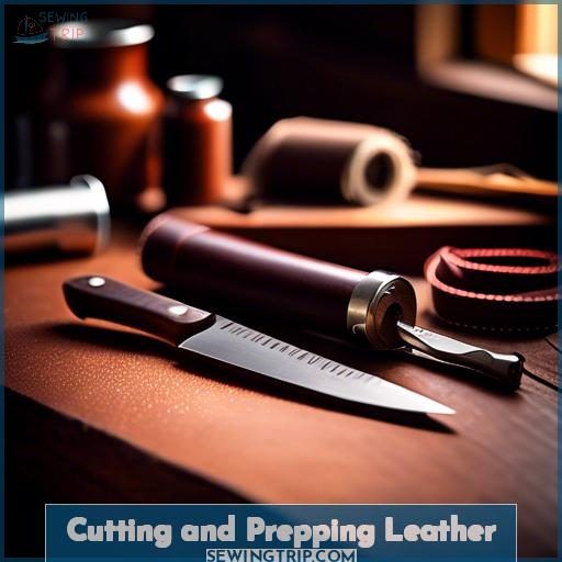 Cutting and Prepping Leather