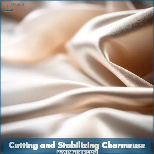 Cutting and Stabilizing Charmeuse