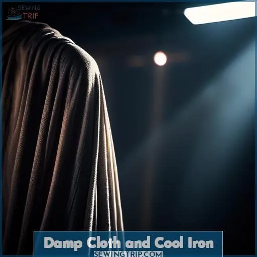 Damp Cloth and Cool Iron